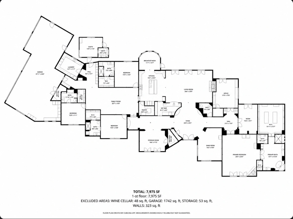 Estate floor plan
